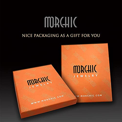 Morchic Silver Hematite 3Mm Gemstone Faceted Beads Womens Strand Bracelet, Easy Adjustable 7-9 Inch Birthday Gift #TOP6