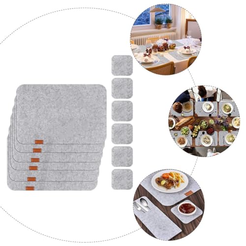Set de table feutre lavable GARVALON isolant table salle à manger