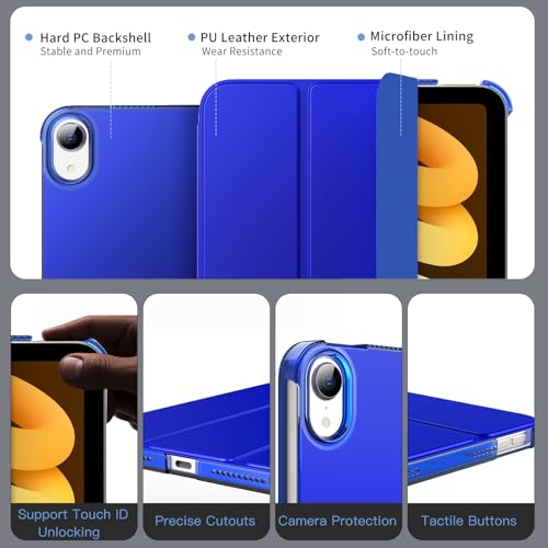Coque iPad Mini 6 légère MoKo pour protéger des chocs sans masquer le design - 4