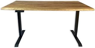 Ruhrtische Oak Desk 200 cm Solid Wood Electrically Height Adjustable