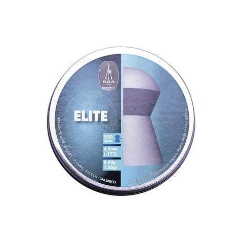 BSA - Can of 500 Elite domed pellets - 177/4.5mm Cover