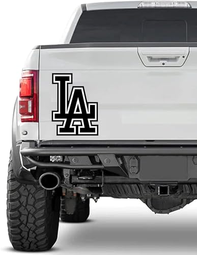 Image of Los Angeles Sticker - Vinyl Decal Bumper Stickers for Cars, Trucks, Water Bottles, Laptops, Windows, and Toolboxes - Pack of 5 LA Stickers - Waterproof and Durable Vinyl for Indoor and Outdoor Use