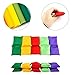Hslife Small Colorful Nylon Bean Bags for Hand Toss Games - Durable Kids & Outdoor Cornhole Bean Bags, Tossing Bags for Classroom, Backyard, and Family Activities (2in-20 Pcs)