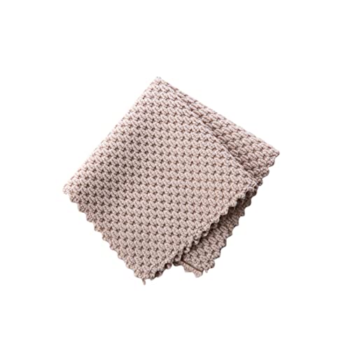 Ipetboom 6 Piezas Paño De Limpieza De Cocina para Pelusa De Uñas Paños De Cocina Absorbente Quitaesmalte Toallas De Papel Reutilizables Toalla para Lavar Platos Grey