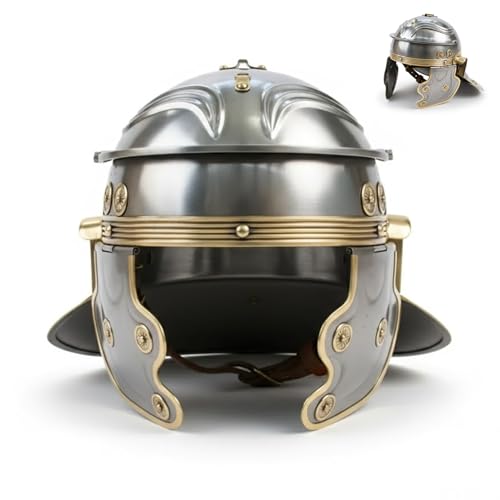 Armor Imperial Gallic 'H' Roman Helmet - One Size - Metallic Armour