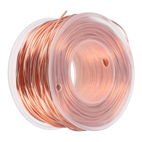 OSOLADY 40m 99.9% Pure Copper Wire Pile Thick Wire for Crafts Bendable Garden Cable for Plant Training