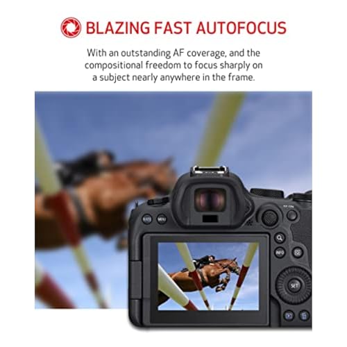 Canon EOS R6 Mark II Mirrorless Camera RF24-105mm F4-7.1 is STM Lens Kit, Full-Frame Hybrid Camera, 24.2 Megapixel CMOS Sensor, Photo and Video Capabilities, Black