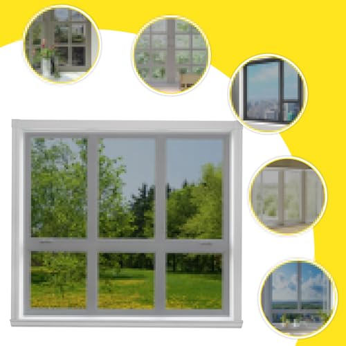 PQETBV Fliegengitter Fenster Magnet, Max 130 x 150 CM, Insect Protect Insektenschutz Fenster, DIY-Verstellbares Magnetisches Fliegengitter für alle Fenster Fliegennetz Mückennetz