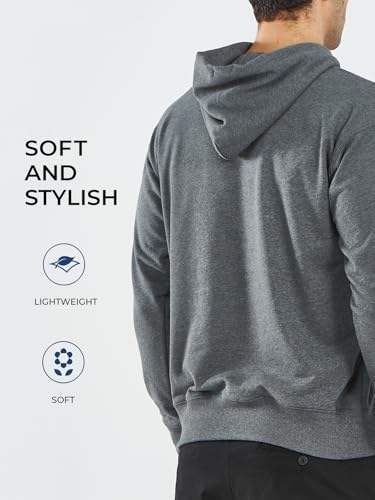 NORTHYARD Men's Cotton Hoodies Long Sleeve Sweatshirt Casual Drawstring Pullover Hoodie With Pocket2