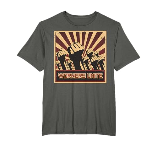 Trabajadores unen camisa comunista Trabajadores socialistas Comunismo Camiseta