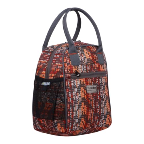 Image of Outrider Polyester Jumbo Lunch Bag,Lunch Bag for Office Men, Women and Kids, Quality Tiffin Bag for School, Picnic, Work, Carry Bag for Lunch Box, 12 litres,