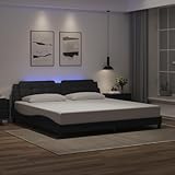 Obtenez une meilleure nuit de sommeil reposante grâce à ce cadre de lit avec lumières LED ! Il est un supplément accueillant à toute chambre à coucher.