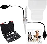 Wadoy Dog Artificial Insemination Kit for 3-10KG Dogs, Upgrade Double Pressurization Semen Booster with 10 PCS Collection Bags, Dogs Breeding Pet Supplies Kit