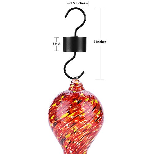 Hummingbird Feeder Ant Moat, Hummingbird And Oriole Feeder Hanging Ant Guard, Feeder Accessory Hooks - 2 Packs #TOP5