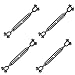 US Cargo Control 1/4 Inch x 4 Inches Galvanized Jaw and Jaw Turnbuckles