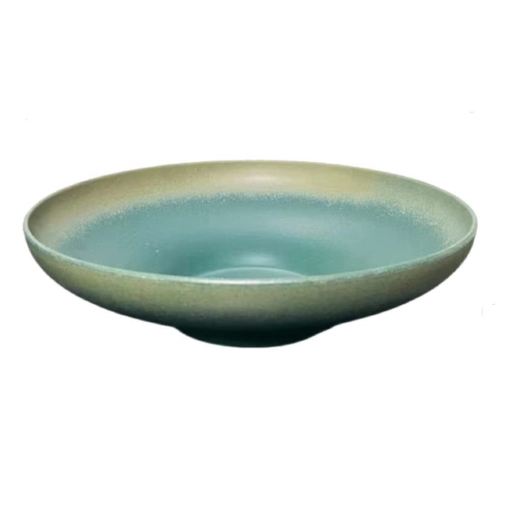 WOTZOV Salad Fruit Bowl Ceramic Salad Bowl Large Hat Creative Cold Noodle Bowl Kitchen Dining Room Tall Bowl Suitable For Salad,Soup,Pasta Bowls Ramen Bowl，A2pc