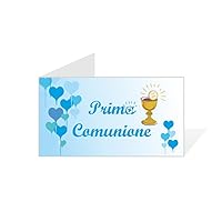 Bigliettini Bomboniere Comunione Personalizzati - 20 Pezzi, Stampa Nome Ed Evento Inclusa, Design Albero Della Vita - Foto 8