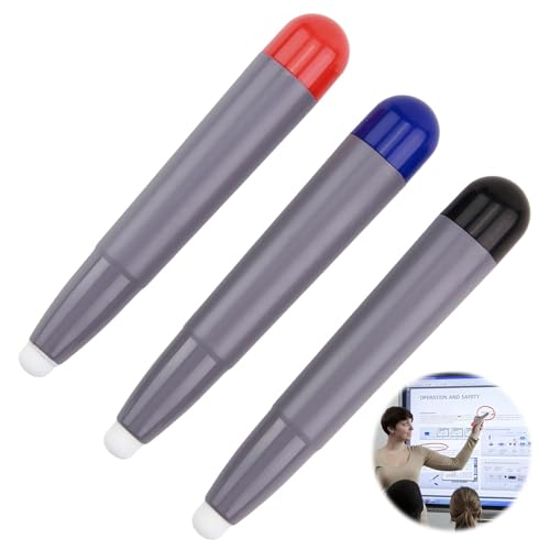 3pcs Stylets, Stylet de Tableau Blanc Interactif pour Tableaux Intelligents à écran Tactile, Stylets de Précision pour Tablettes et Smartboards, Idéal pour...