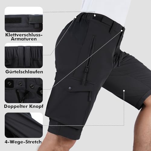 Fahrradhose für Herren von Hiauspor – Schnelltrocknend und Atmungsaktiv