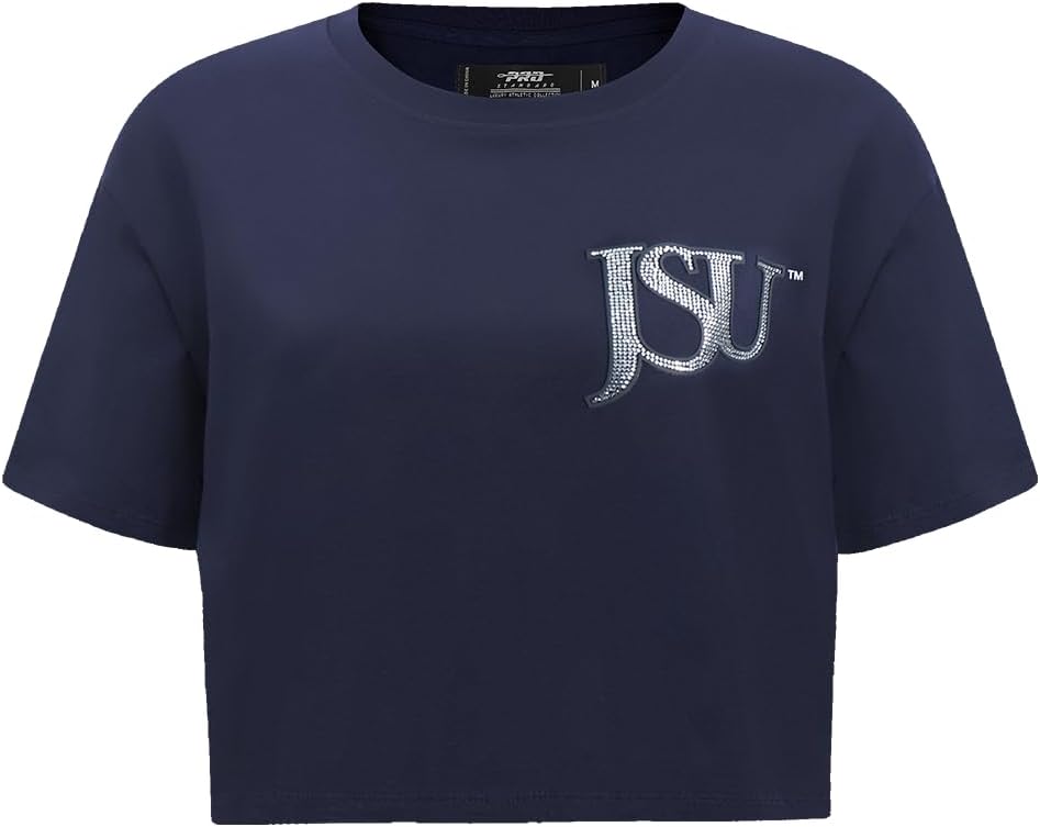 Pro Standard NCAA Womens Womens College Jewels Cotton Short Sleeve Boxy Tee