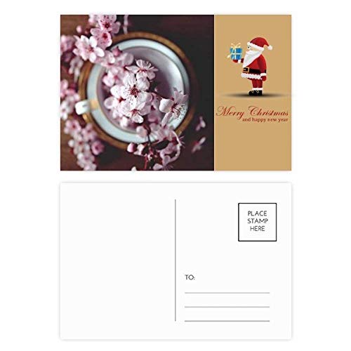 Vases roses Père Noël par 20 pour illuminer le repas de réveillon et le salon familial