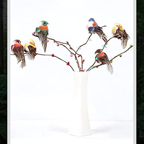 Decoración de aves artificiales para celebraciones, bodas y diseño de césped 6