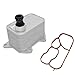 ThpeMakcr Engine Oil Cooler with Gasket Water Pump Union Fit for Volkswagen Golf Audi A4 Q5 06L117021C
