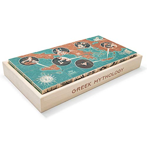 Image of Uncle Goose Greek Mythology Blocks - Made in The USA