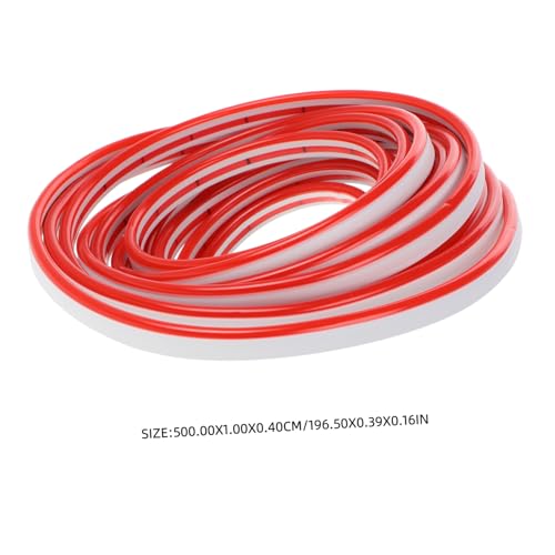Tira de luz LED neón flexible silicona roja 12V LIFKOME miniatura 2
