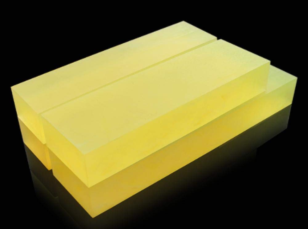 Attrezzi per pavimentazione per piastrelle, pannello per maschiatura di piastrelle per pareti in gomma, blocco per maschiatura dedicato per muratore-A * 500 * 100 * 50 * 2,8 kg * giallo