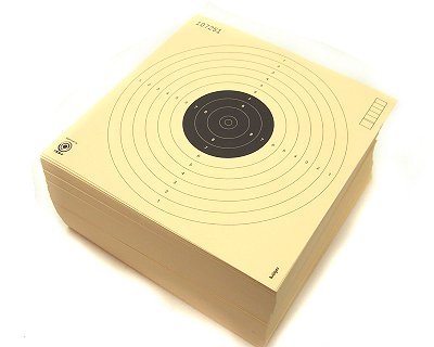 Cible Kruger carton cm 17 x 17 Croix pour Air comprimé