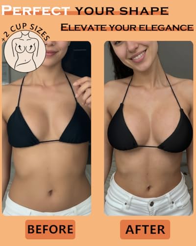 Image of Double Sided Sticky Bra Inserts, Ultra Instant Volume, Push Up Adhesive Bra Pads
