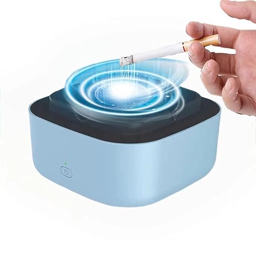 Neioaas Purificador de aire multifuncional 2 en 1 con filtro, ambientador portátil de iones negativos para negocios, coche, hogar, oficina (azul)