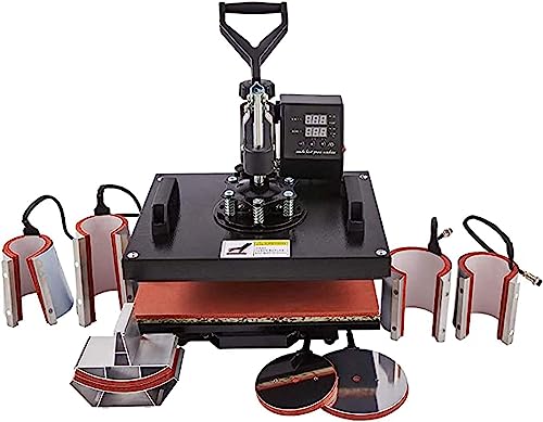 Máquina de prensa térmica profesional 8 en 1