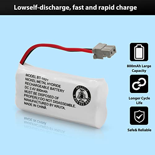 Vanbow Bt-1021 Bbtg0798001 Cordless Phone Battery Compatible With Uniden Bt1021 Bt-1025 Bt-1008 Bt-1016 Empire Cph-515B Cordless Phone (2) #TOP4