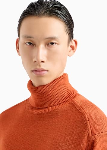 Armani Exchange Men's Wool Mix Pullover Turtle Neck Sweater2