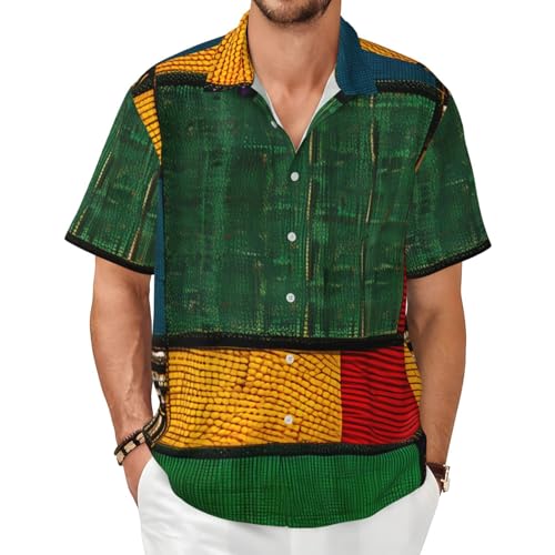 Chemise manches courtes style africain tissu doux anti-transpiration été