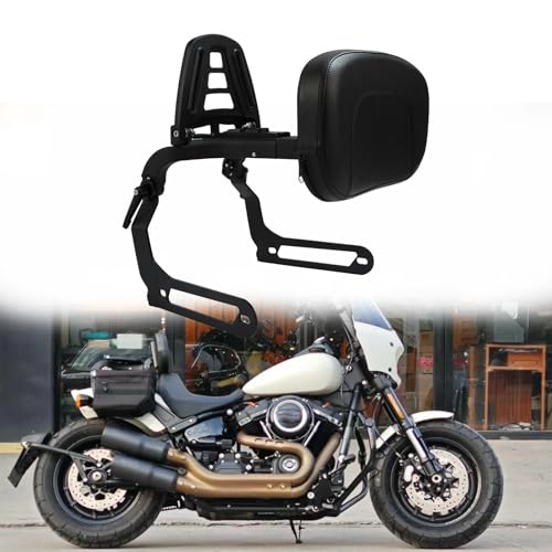 Sissy bar haut de gamme avec dossier marron pour Harley Davidson Fat Bob