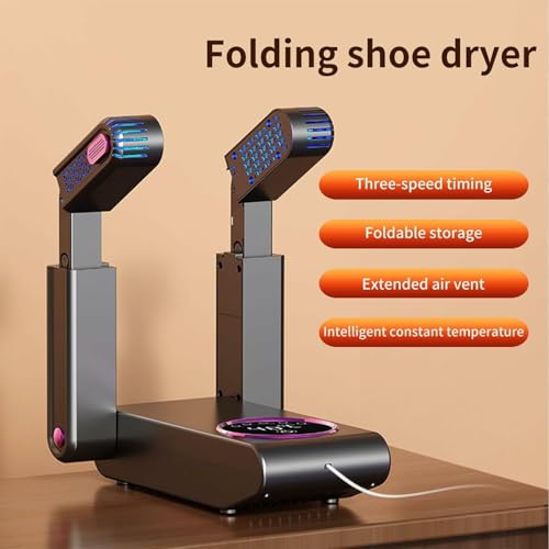 TSHAUBST Adjustable Electric Shoe Dryer with Smart Touch Control, Telescopic Shoe Drying Machine with Extendable Design for Shoes, Boots & Gloves - image 2