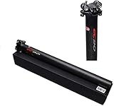 Artesanía: diámetro 27,2 / 30,8 / 31,6 mm. Superficie mate 3K, 2 tornillos pueden ajustar el ángulo del poste de sillín de bicicleta.
