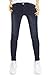 Produktbild bestyledberlin Damen Jeans, Hüftige Skinny Fit Hosen, Farbige Röhrenjeans j45l 42/XL schwarz