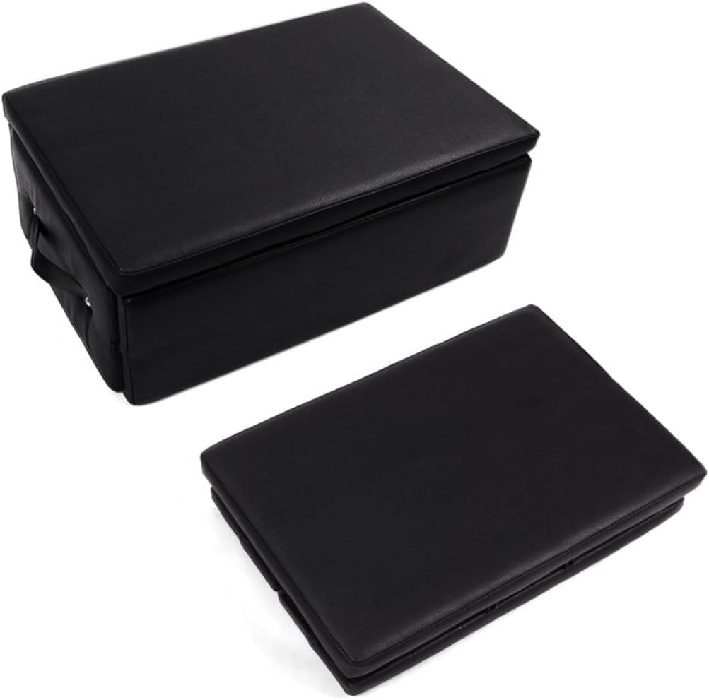 Caja de asiento reformadora de pilates, caja de equipo de pilates plegable de 25 x 17 x 9 pulgadas, accesorios de máquina de pilates reformer para estiramiento, entrenamiento corporal, cama