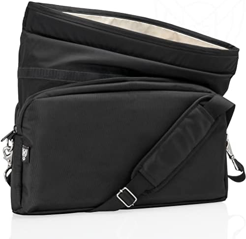 Xtreme Sight Line ~ XTECH Faraday Bag ~ for Tablets, 13" Laptops, and Other Medium Size Electronics ~ Data Security for Executive Travel ~ Shoulder Strap Included ~ Tracking/Hacking Defense