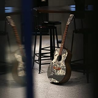 KOCAN instrument à cordes,Guitare Acoustique Placage,GENERAL SOUND Guitare acoustique plaquée 41 pouces Guitare folk pleine grandeur Dessus en bois d'épicéa Cheville tournante fermée avec sac de trans – Image 2