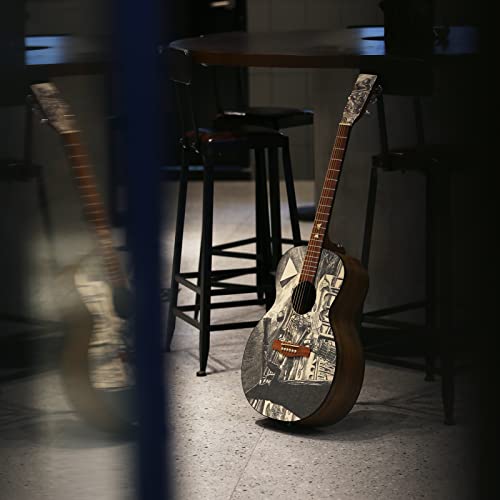 KOCAN instrument à cordes,Guitare Acoustique Placage,GENERAL SOUND Guitare acoustique plaquée 41 pouces Guitare folk pleine grandeur Dessus en bois d’épicéa Cheville tournante fermée avec sac de trans - Les Beatles, Paul McCartney, John Lennon, RIngo Starr, George Harrison KOCAN instrument à cordes,Guitare Acoustique Placage,GENERAL SOUND Guitare acoustique plaquée 41 pouces Guitare folk pleine grandeur Dessus en bois d'épicéa Cheville tournante fermée avec sac de trans – Image 3