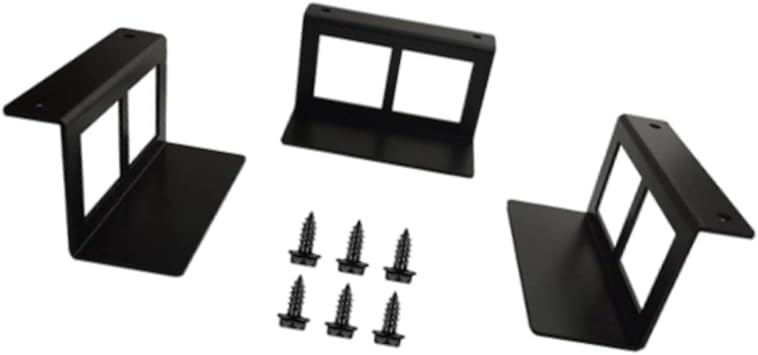 Under Desk Laptop Mount Bracket Stand Set, Laptop Holder Mount, Easy Installation, Notebook Bracket Notebook Holder with 6 Screws, S