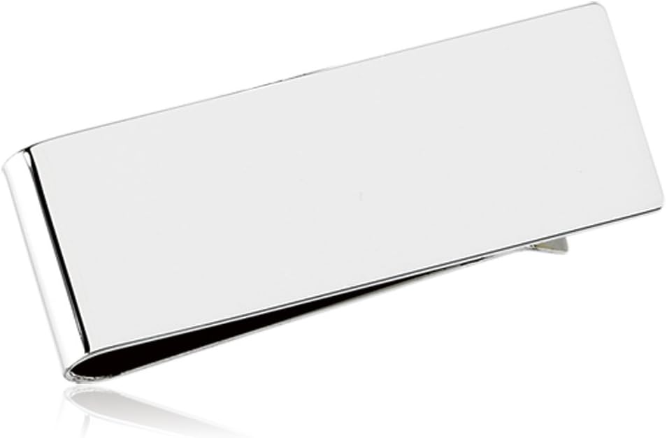 The Black Bow Men's Sterling Silver Standard Money Clip