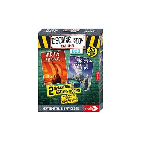 Noris 606101945 Escape Room Duo 3, Familien und Gesellschaftsspiel Cover