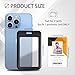 Lanyardio 1 Pack Sliding Vertical ID Badge Holder Hard Black Plastic Card Case Protector Pouch with Sided Clear Window for Office School ID Credit Cards and Proximity Key Cards