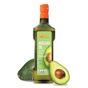 BetterBody Foods Refined Non-GMO Cooking Oil, Kosher, Keto and Paleo Diet Friendly, for High-Heat Cooking, Avocado Oil, 1 Liter, 33.8 Fl Oz